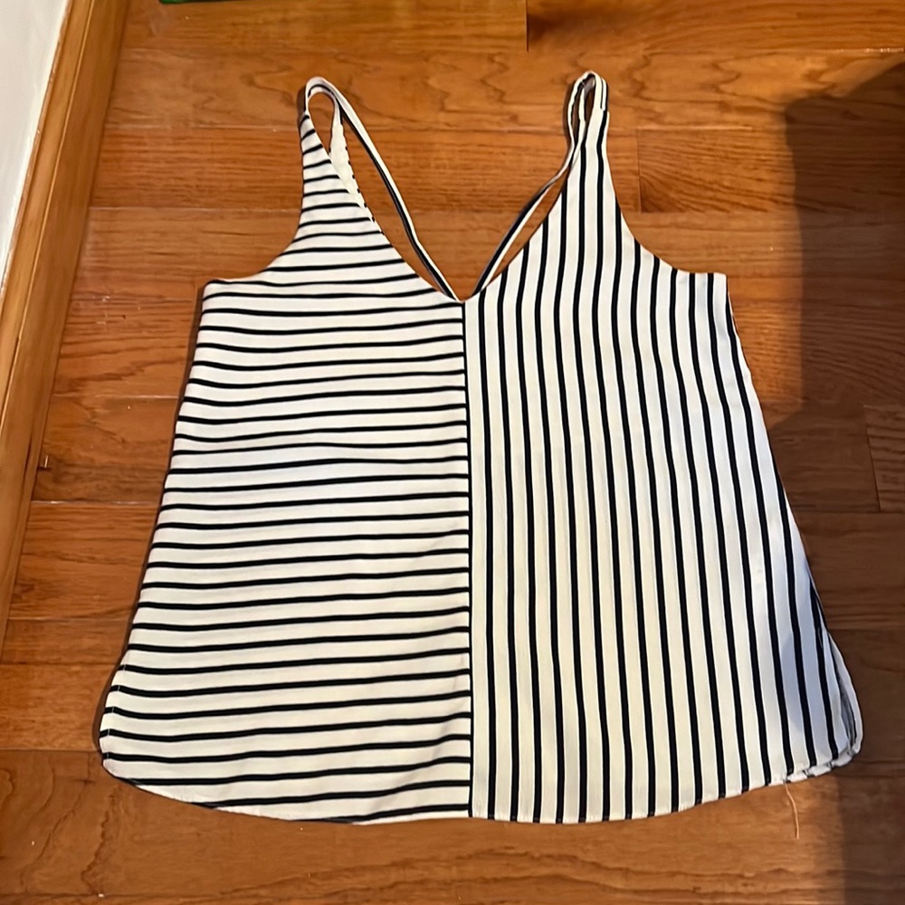 Petite Top Shop striped tank